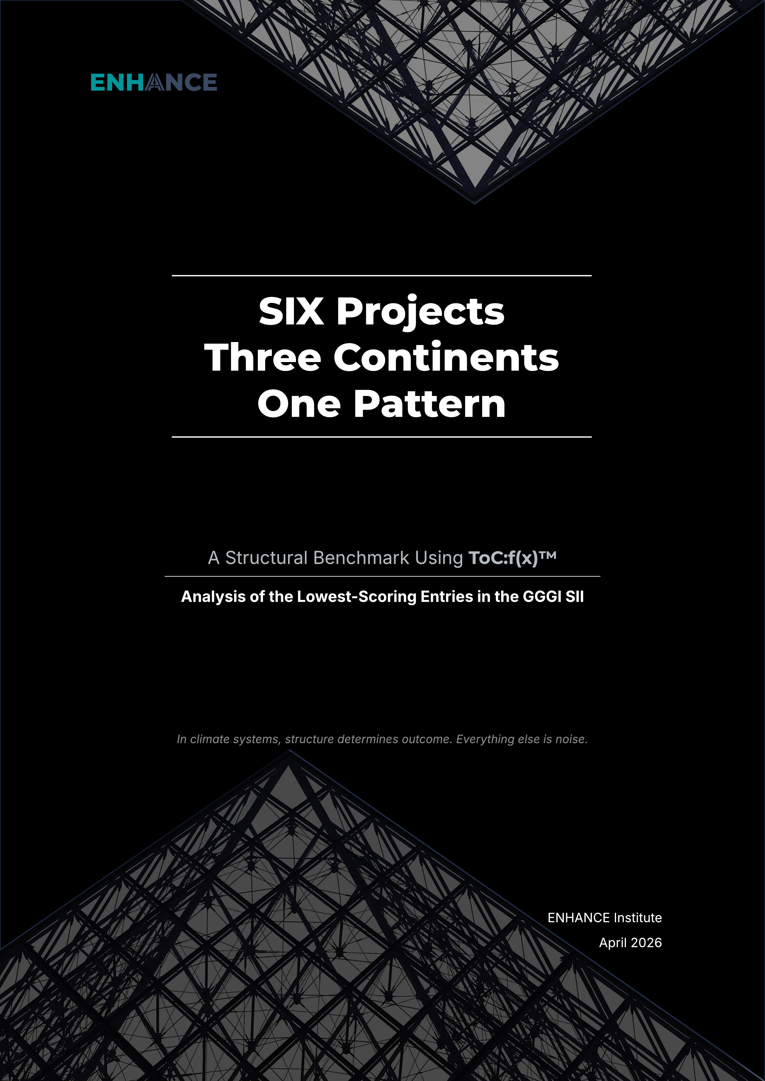 Six Projects Report Cover